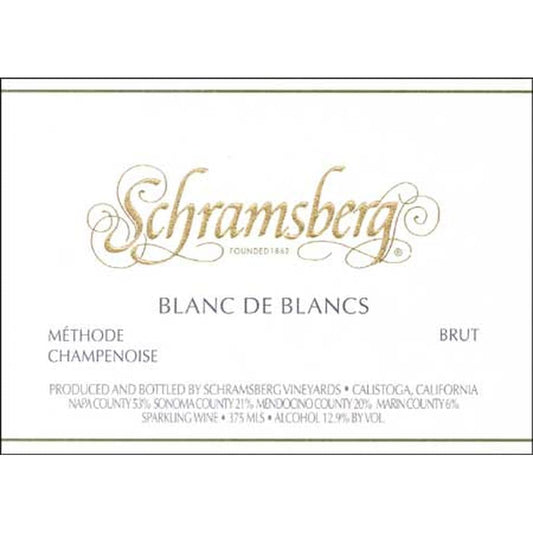 SCHRAMSBERG BLANC DE BLANC 2020