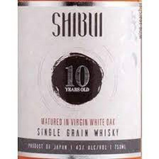 SHIBUI WHISKY 10YR VIRGIN WHITE OAK CASK