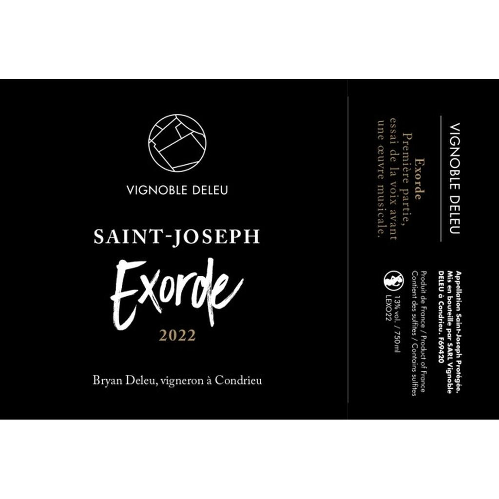 VIGNOBLE DELEU SAINT-JOSEPH 'EXORDE' 2022